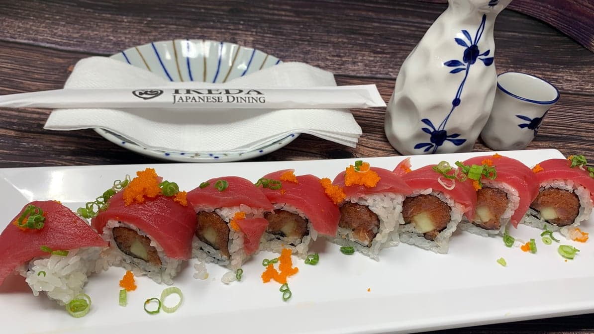Cherry Blossom Roll at Ikeda Japanese Dining, Huntington Beach