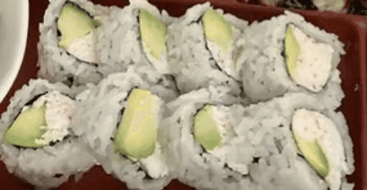 California Roll at Ikeda Japanese Dining, Huntington Beach